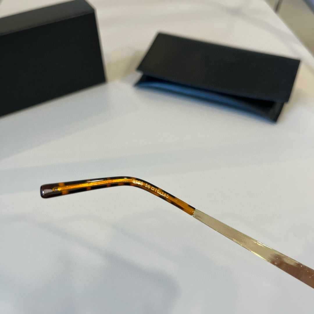 YSL サンローラ サングラス ゴールドフレーム ブラウンレンズ