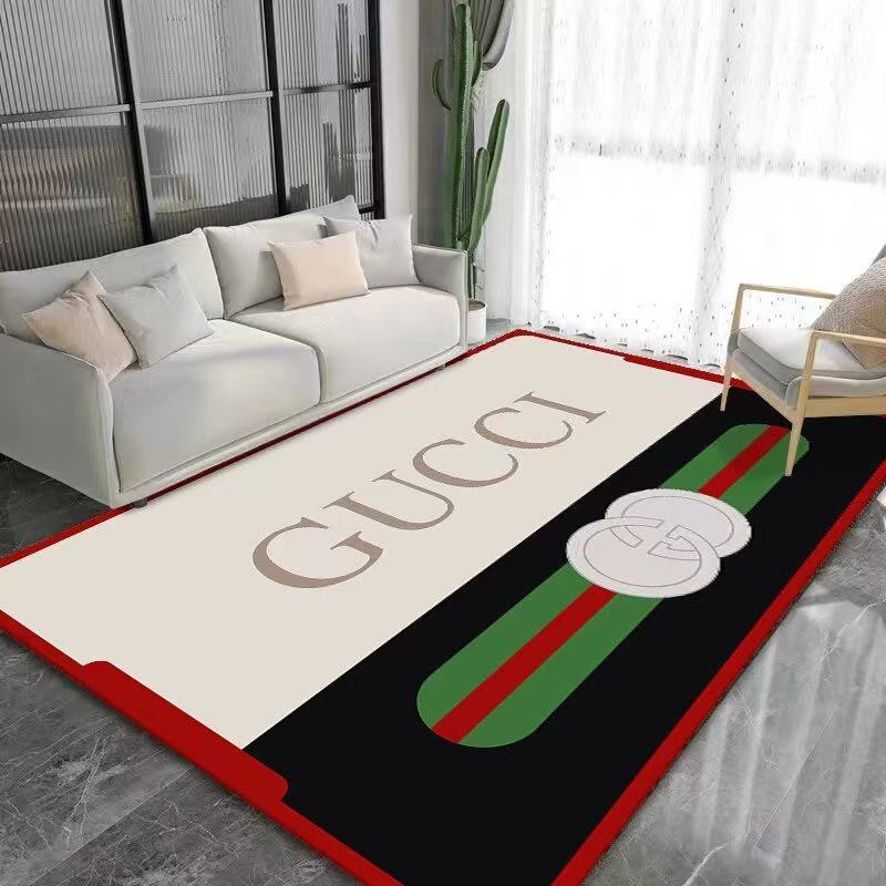 GUCCI シンプルで多用途なユニークなデザインのリビングルーム用マット
