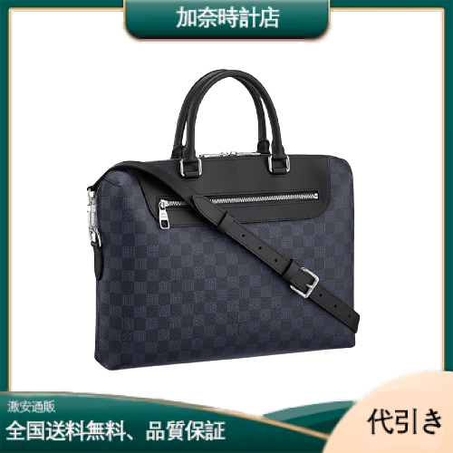 LOUIS VUITTONルイ・ヴィトンポルト･ドキュマン･ジュールビジネスバッグダミエ コバルトN41589-加奈時計店