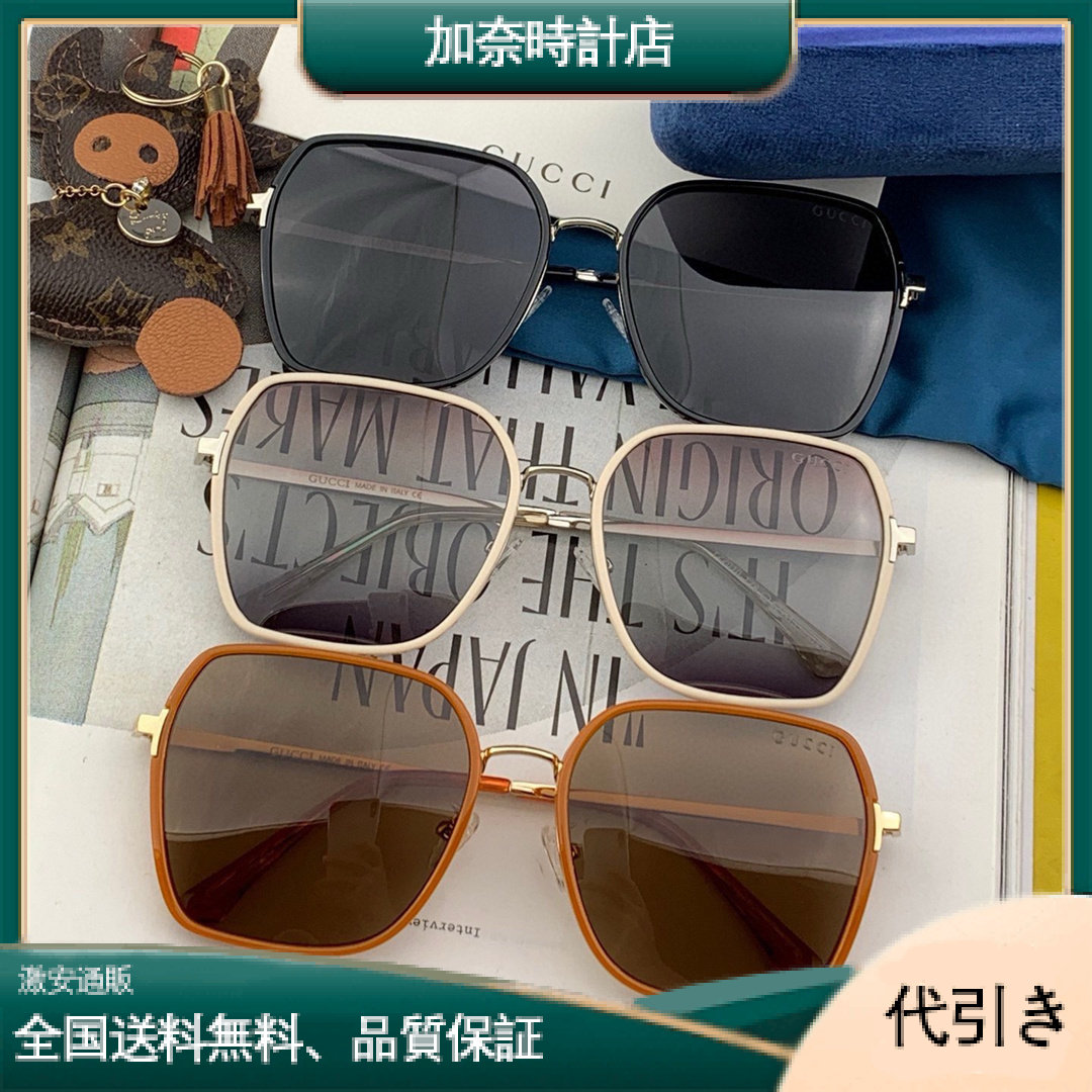 GUCCIスクエアフレームのサングラス-加奈時計店