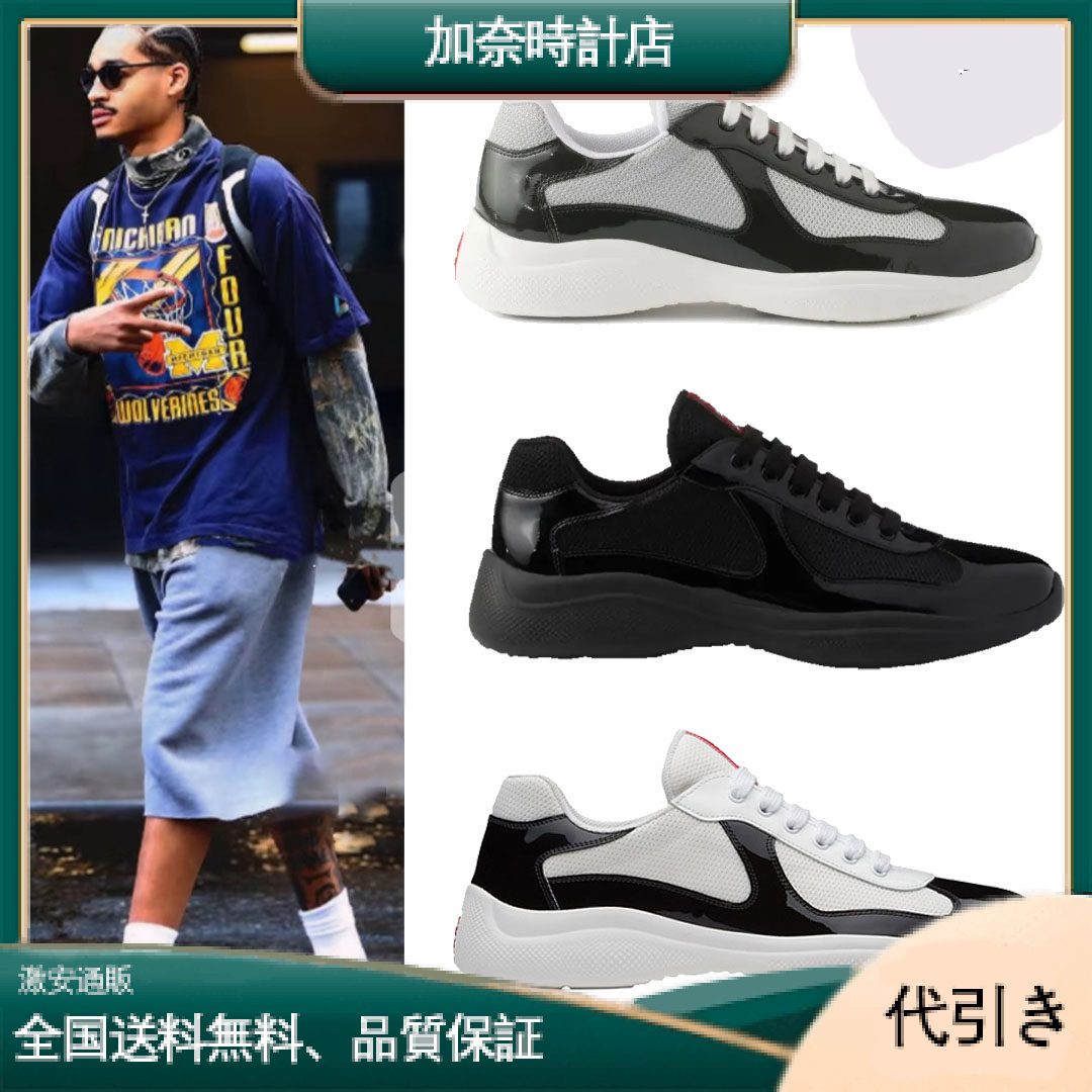 Prada ピーか カップル カジュアル スニーカー-加奈時計店