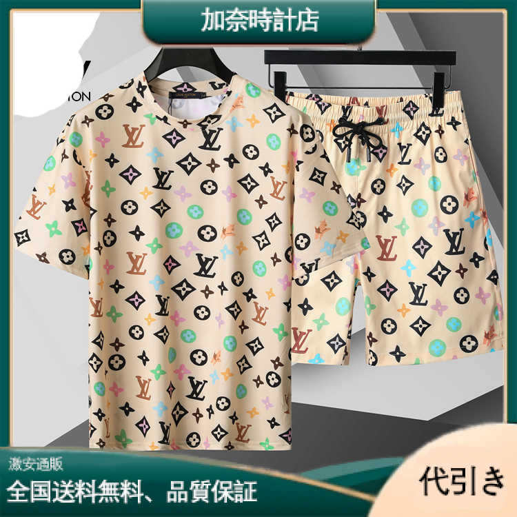 Louis Vuittonメンズ ツーピース Tシャツセット-加奈時計店