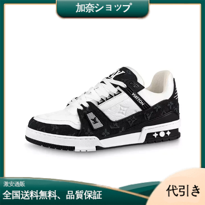 大人気 ！LOUIS VUITTON TRAINER SNEAKER トレイナー・ライン スニーカー-加奈ショップ