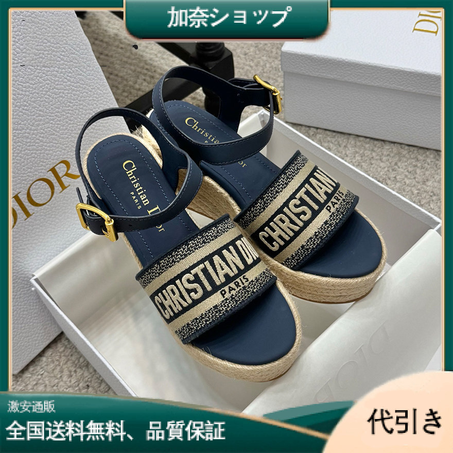 ディオールの夏の新作ハイバージョン新作サンダル-加奈ショップ