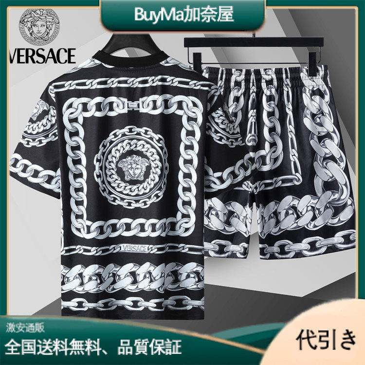 Versaceコレクターズ限定版メンズ半袖Tシャツセット-BuyMa加奈屋