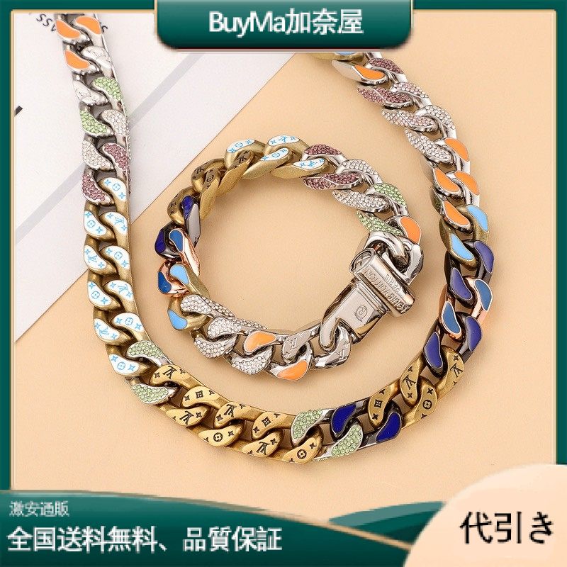 LOUIS VUITTON ルイヴィトン★モノグラム ネックレス+ブレスレット セット-BuyMa加奈屋