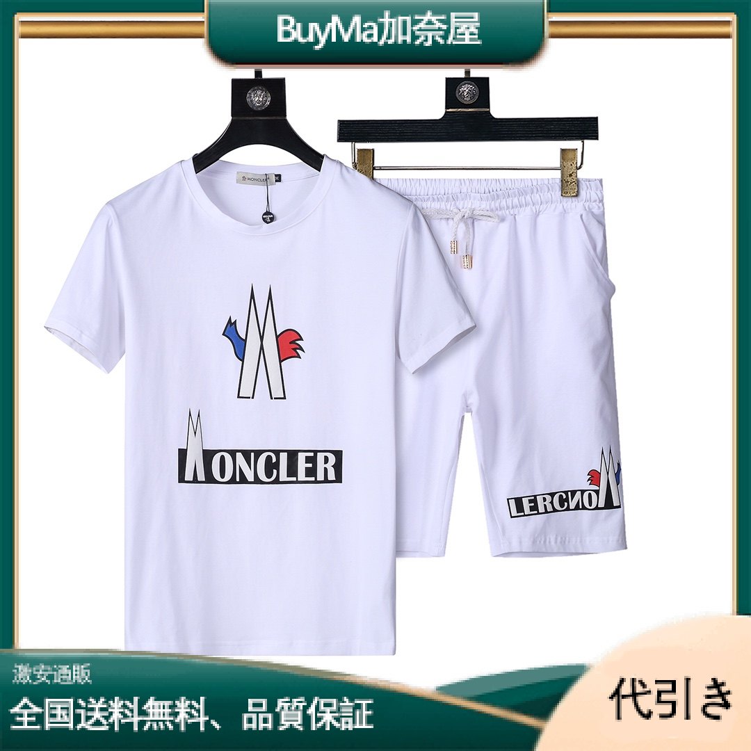 MONCLER メンズカジュアル半袖ショートパンツスーツ-BuyMa加奈屋