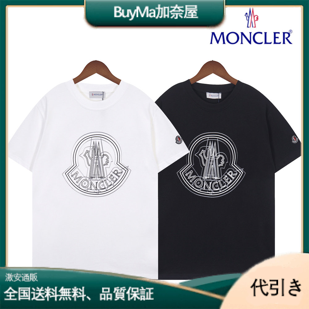 MONCLER 2025春夏新作 レタリングロゴ入り クルーネックTシャツ-BuyMa加奈屋