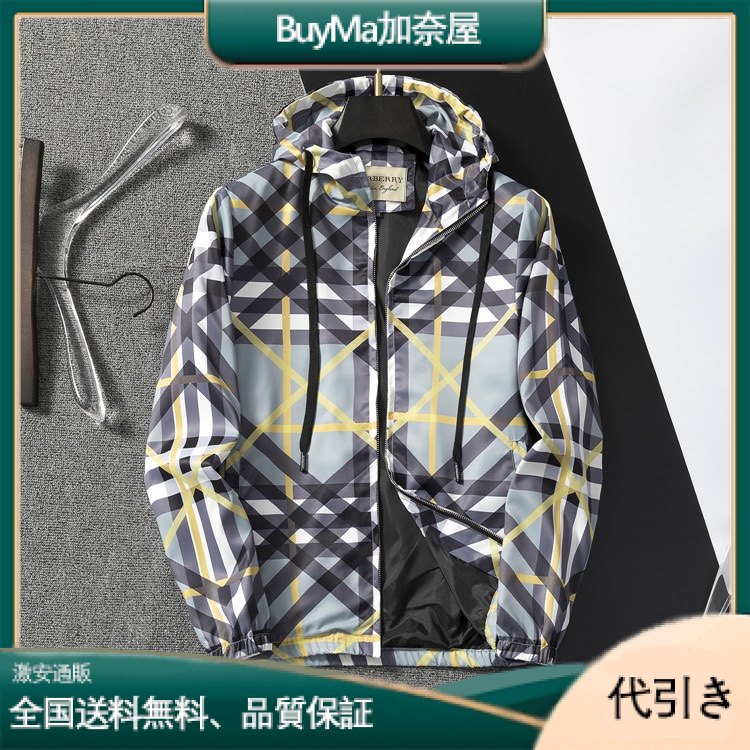 BURBERRY スタンフォード ダブルチェック コットン ジャケット-BuyMa加奈屋