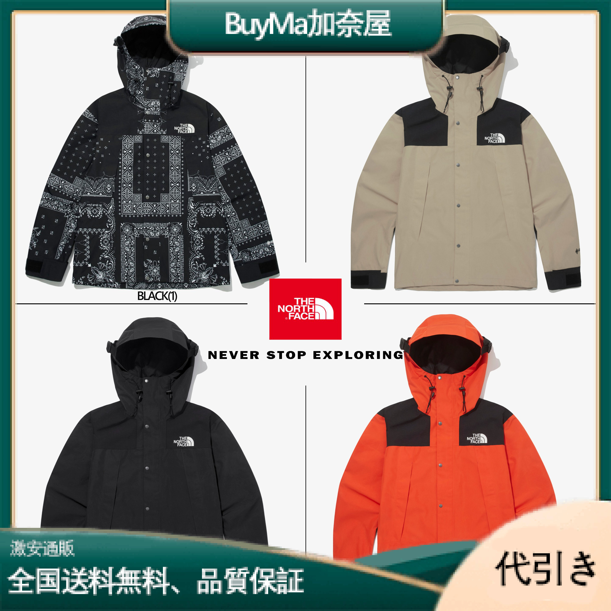 (ノースフェイス) THE NORTH FACE エコ ゴアテックス マウンテン ジャケット-BuyMa加奈屋