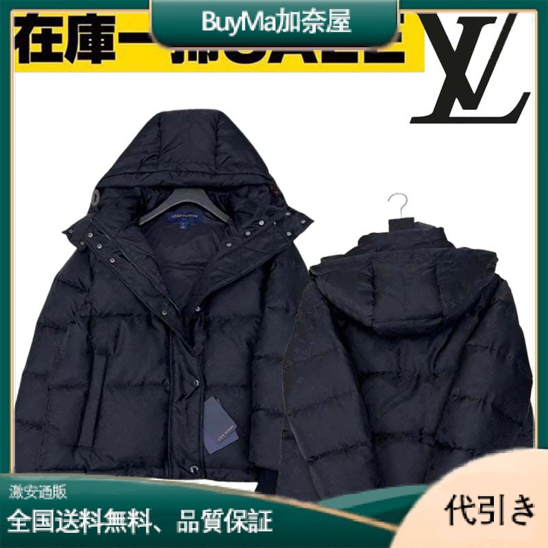 秋冬最新定番LVダーク柄ジャガードフード付きダウンジャケット-BuyMa加奈屋