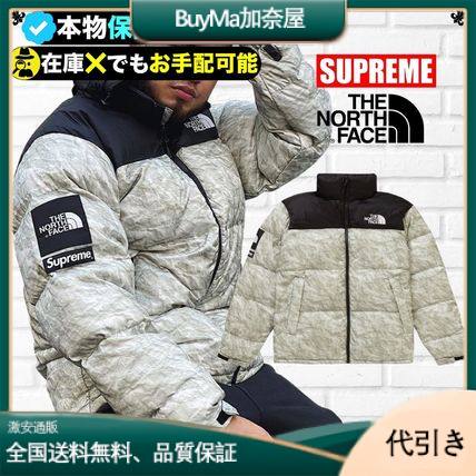 Supreme x North Face★想像を超えるペーパープリントジャケット ダウンジャケット-BuyMa加奈屋