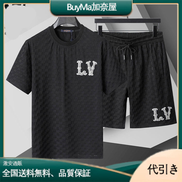 Louis Vuittonデザイン半袖Tシャツは夏のマストアイテム-BuyMa加奈屋