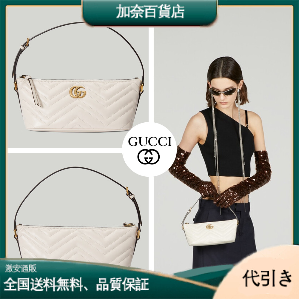 〔GGマーモント〕キルティング ショルダーバッグ-加奈百貨店
