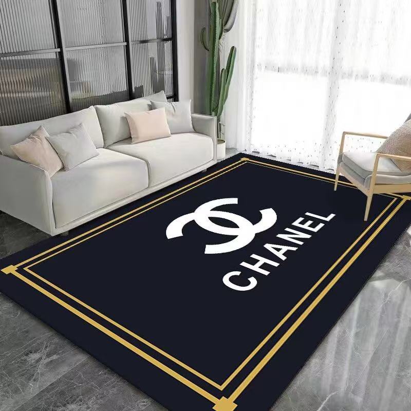 CHANEL シャネル ダブルCロゴ & 「ROMANTIC」 デザイン カーペット