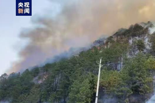 雲南省麗江市塔城郷の森林火災の東部、北部、西部は基本的に鎮圧された。